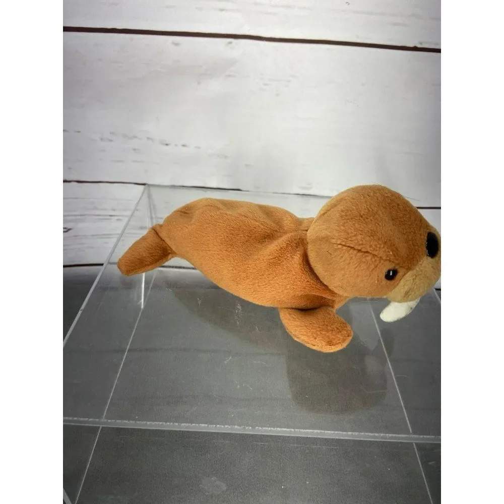 Ty‎ Beanie Baby Sealife Walrus Sea Animal Ocean Life 1995 Plush Stuffed animal